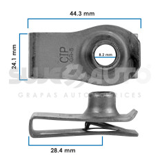 Grapa Doble Para Tornillo VARIOS GMC SA20015