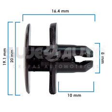 Grapa De Presion CIVIC HONDA SA21411
