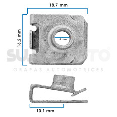 Grapa Doble Para Tornillo COROLLA TOYOTA 21923