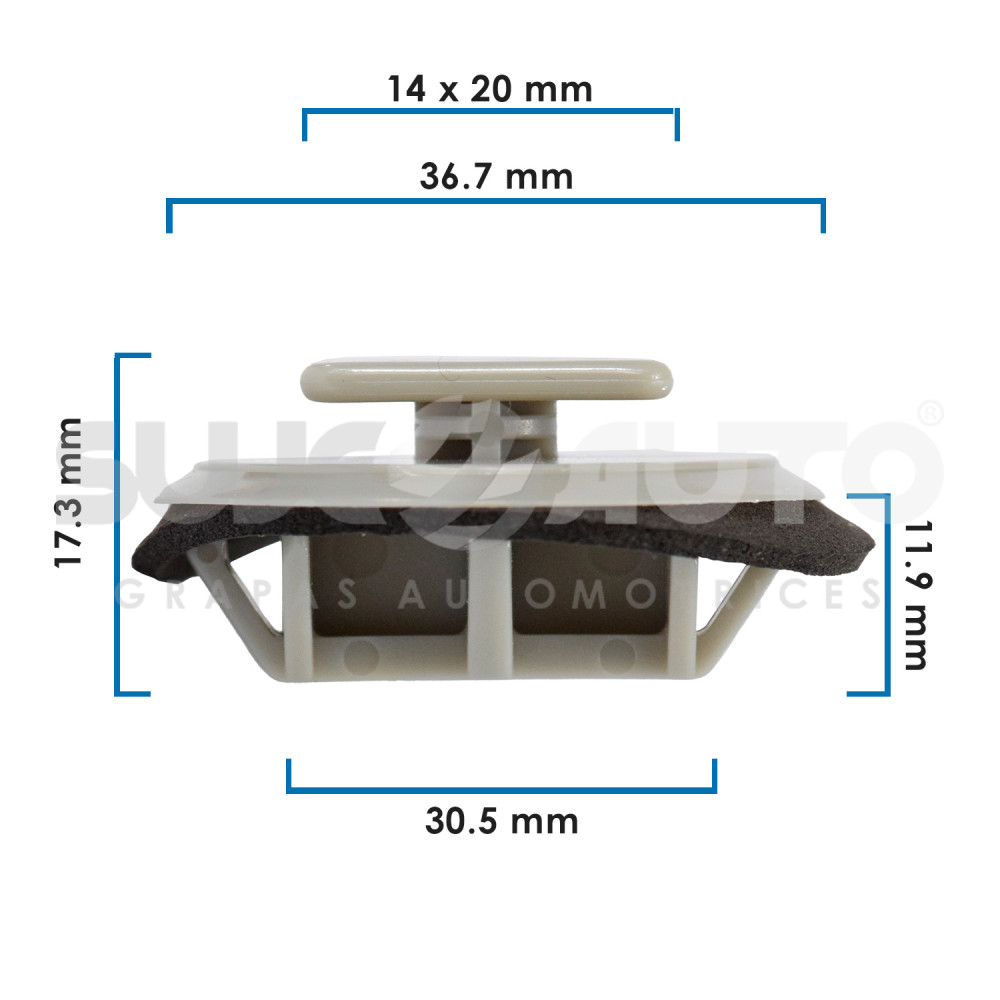 Grapa Para Moldura 3 MAZDA 21697
