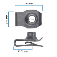 Grapa Doble Para Tornillo VARIOS UNIVERSAL SA20014