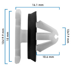 Grapa Para Moldura EQUINOX CHEVROLET 21907