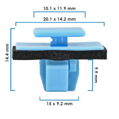 Grapa Para Moldura TUCSON HYUNDAI 21924