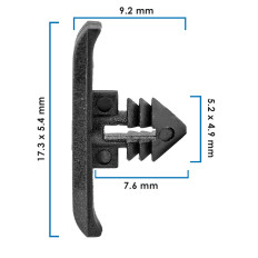 Grapa Para Hule De Puerta GOLF VOLKSWAGEN 21958