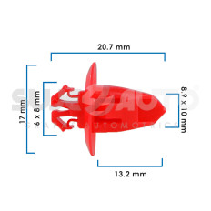 Grapa Para Moldura 4 RUNNER TOYOTA