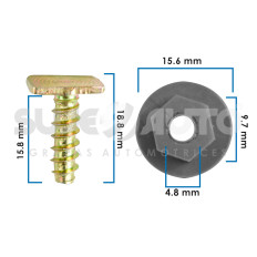 Grapa Para Moldura CHEVY CHEVROLET